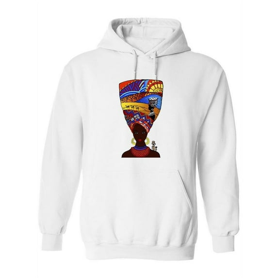 Huge Colorful Turban Hoodie Women -Image by Shutterstock, Female x-Large