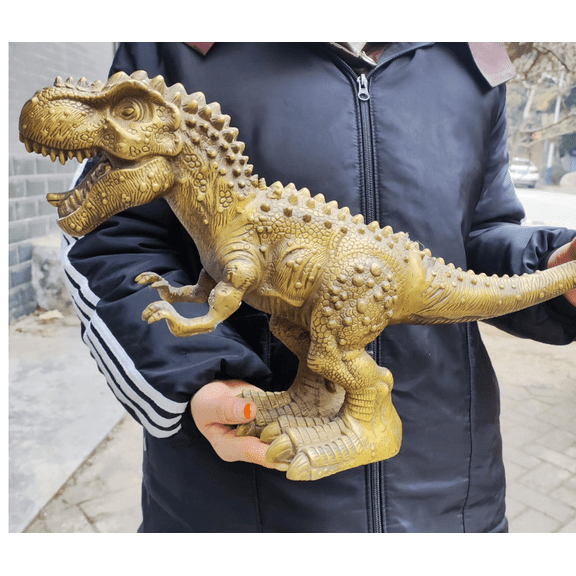 Huge Dinosaur Brass Copper Figure, Big Ornaments Toy Gift, Antique Dinosaurs Toy Figurine Desktop Huge Jurassic Period, Mini Cute Dinosaur