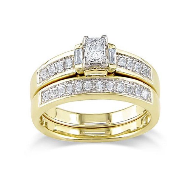 Huge Discount, Limited time Offer! Intriguing Bridal Ring Set Half