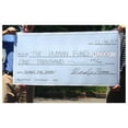 Huge Dry Erase Blank Presentation Check, Reusable Big Checks 24" x