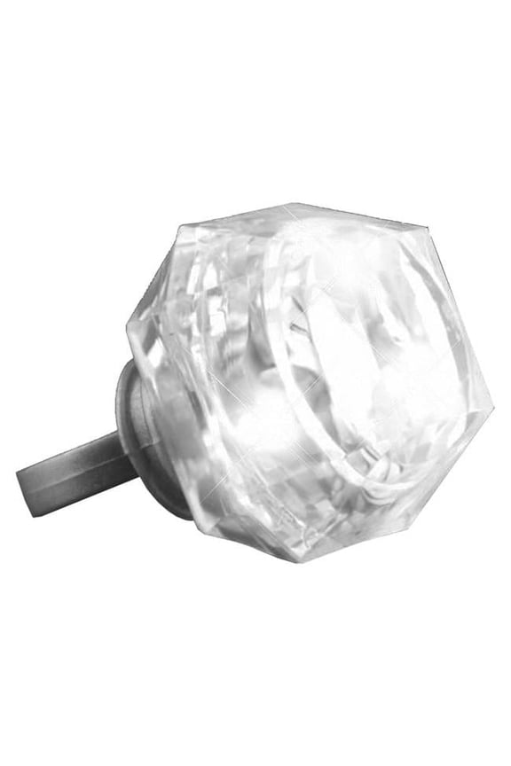 Huge Gem Ring White Diamond