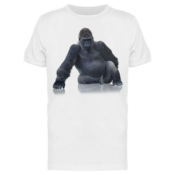 Huge Gorilla Posing T-Shirt Men -Image by Shutterstock, Male Medium