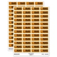thumbnail image 1 of Huge Improvement Baby Elephant Teacher Student School Sticker Set - Orange - Matte Finish - 1.25" Mini, 1 of 7