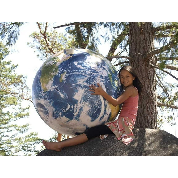 "Huge Inflatable Globe, 1 Meter in Diameter, Earthball"