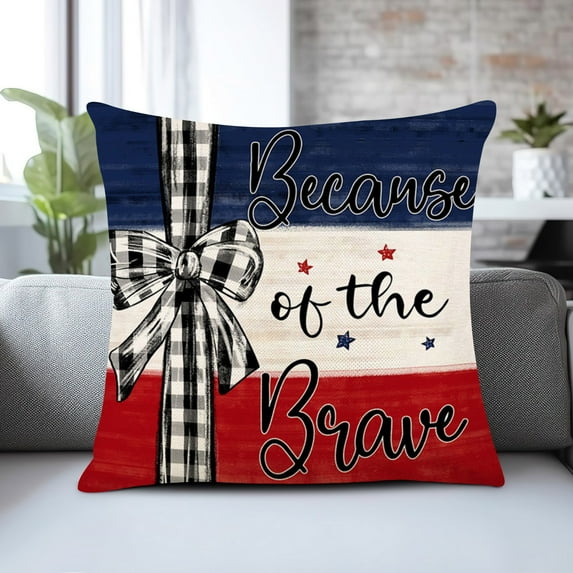 Huge Memorial Day Savings kladzum 4th of July Pillow Covers Independence Day Throw Pillowcase Cover High Definition Printed Throw Pillowcase Cover Fourth of July Party Decorations