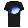 thumbnail image 1 of Huge Phosphorescent Jellyfish T-Shirt Men -Image by Shutterstock, Male 3X-Large, 1 of 2