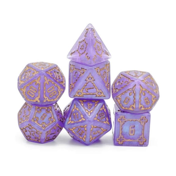 Foam Brain Games Huge Poly Set - Purple Castle w/Gold (7) New