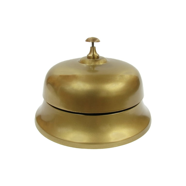 Huge Solid Brass Hotel Counter Service Desk Bell Huge Solid Brass Hotel Counter Service Desk Bell