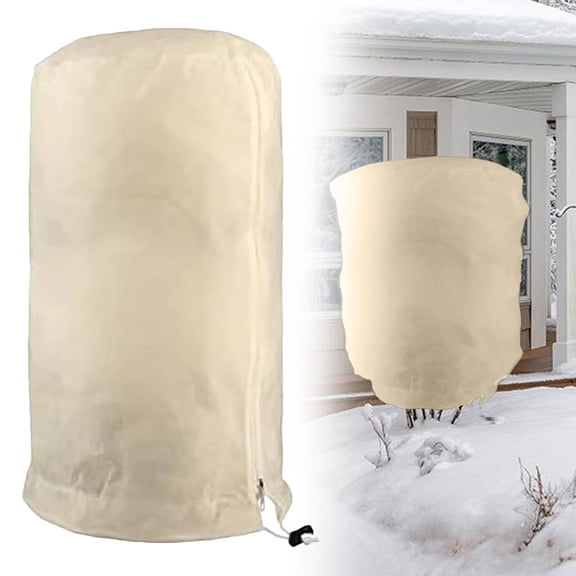 Huge Thickened Plant Covers Freeze Protection - Winter Frost Cloth with Zipper & Drawstring, Reusable Plant Blanket for Outdoor Plants, Trees, Shrubs, Wind/Pest/Animal Barrier