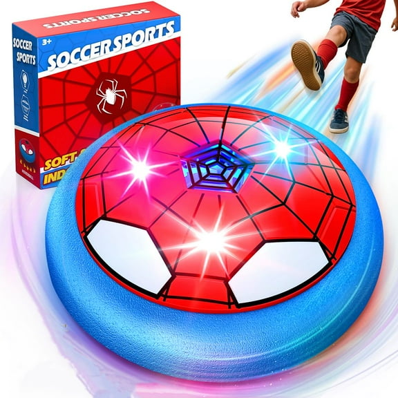 Huge Wave Hover Soccer Ball Toys for Kids, Indoor and Outdoor Spider Soccer Ball Toys with LED Light, Christmas Birthday Gifts for 3-12 Year Old Boys Girls