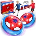 thumbnail image 1 of Huge Wave 2 Pack Hover Soccer Ball Toys for Kids, Indoor and Outdoor Spider Soccer Ball Toys with LED Light, Christmas Birthday Gifts for 3-12 Year Old Boys Girls, 1 of 8