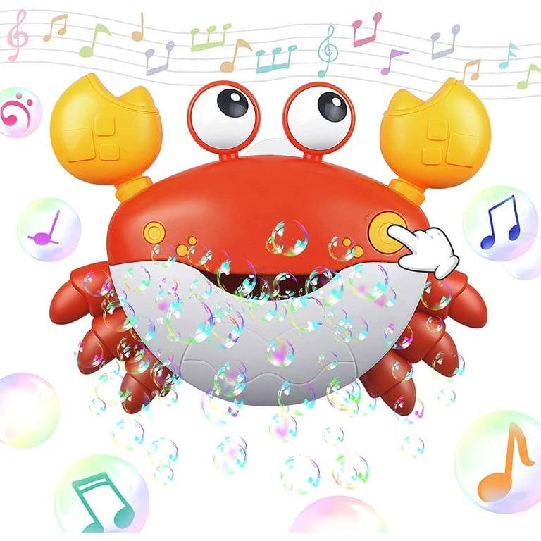 Huge Wave Crab Bubble Bath Maker for Bathtub, Baby Bath Toys for Toddlers  1-3, Bubble Machine with Music, Crab Bath Toys for Toddlers, Babies Kids  Bath Toys Great Gifts for 1-2-3-4-8 Years