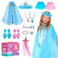 thumbnail image 1 of Huge Wave Princess Toy, Double Girls Dress-up Toy Set and for Girls, Unicorn and Frozen Princess Christmas Birthday Gift for Girl 3-6 Years, for Little Girls Ages 3 4 5 6 7 Year., 1 of 6