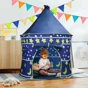 Huge Wave Tent for Kids, Fodlable Pop Up Play Tent, Indoor & Outdoor Large Kids Playhouse, Conveniently Fold into A Carrying Case