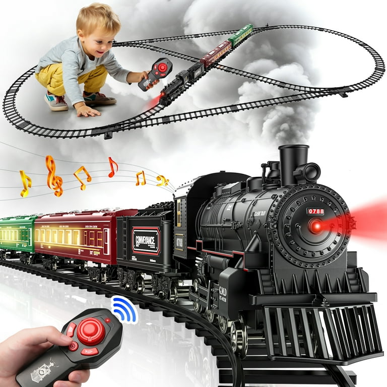 Electric train sets with metal tracks hotsell