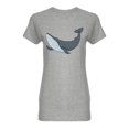 thumbnail image 1 of Huge Whale Design Shaped T-Shirt Women -Image by Shutterstock, Female x-Large, 1 of 2