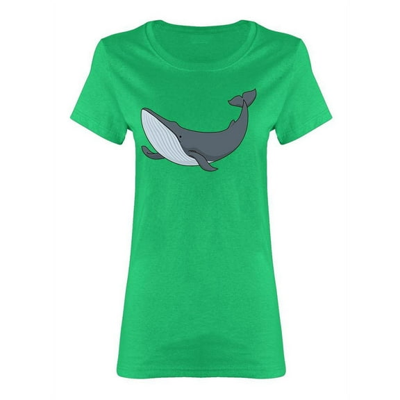 Huge Whale Design Shaped T-Shirt Women -Image by Shutterstock, Female x-Large