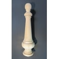 Huge Wood Finial 19 1/4 High x 5 Wide x 3 7/8 Base. Bed Post Newel