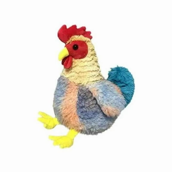 Hugfun International Hongkong 137901 12 in. Plush Chicken Toy, Multi Color