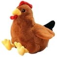 thumbnail image 1 of Huggable 11" Stuffed Rooster Doll, ZzCityTK Soft Plush Farm Animal Toy for Kids, Washable Cuddly Companion with Imaginative Play Gift, Orange, 1 of 5