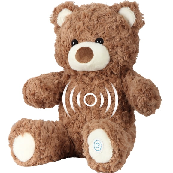 Teddy Bear Huggable Massager with Vibration, Vibrating Massager for Neck Back, Relaxing, Animal Electric Massager, Valentine's Day Gift for Women & Men & Children