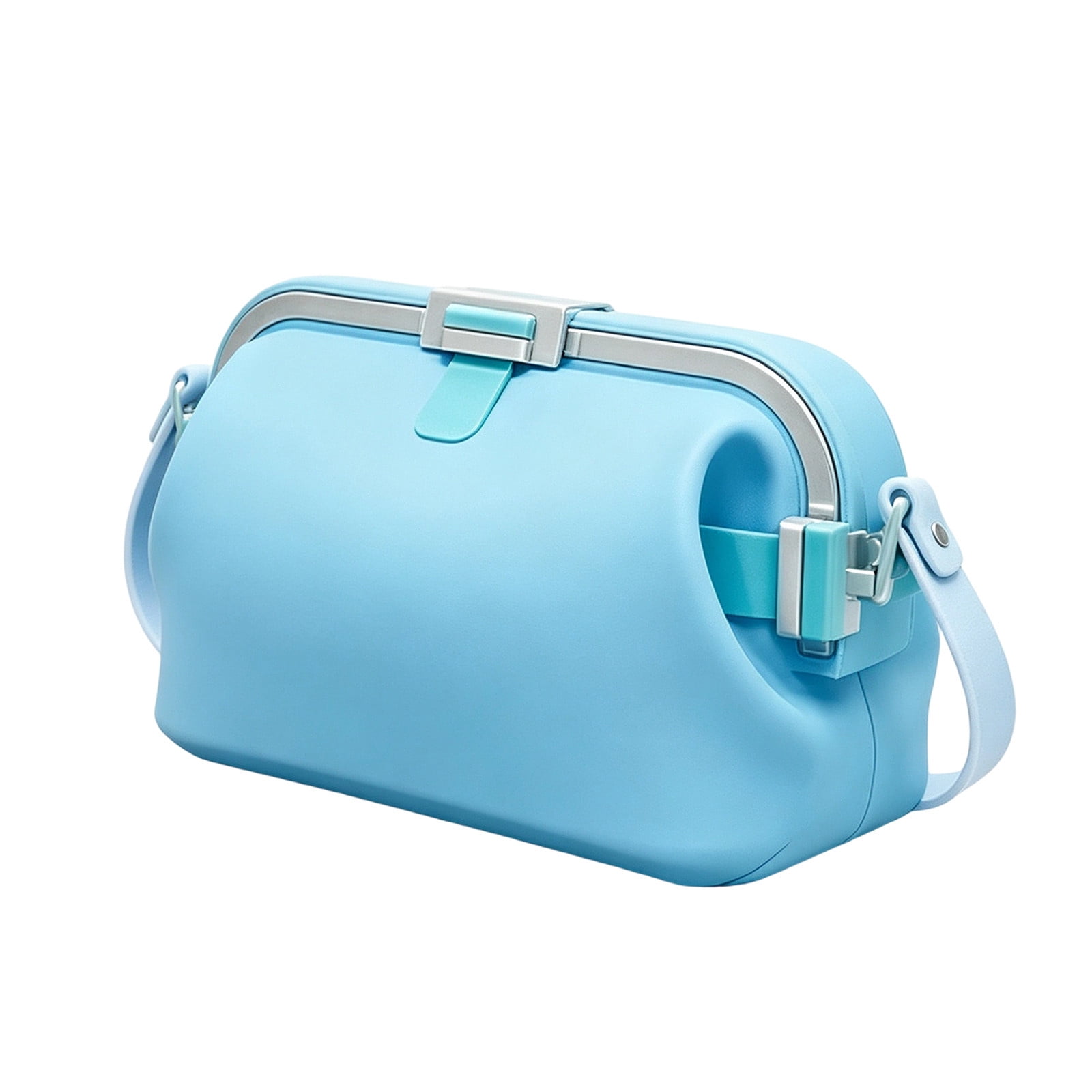 Huggea Bag, Women Summer Silicone Handbag, 67.63 fl oz Waterproof Foldable Crossbody Tote