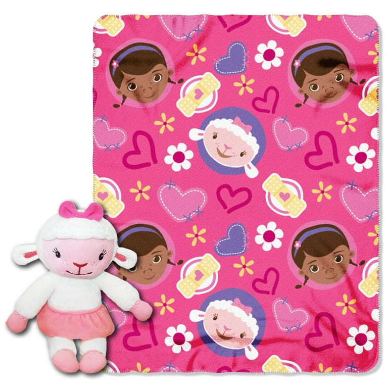 Hugger Throw Sets Disney Doc McStuffins Lambie Hugs 40x50