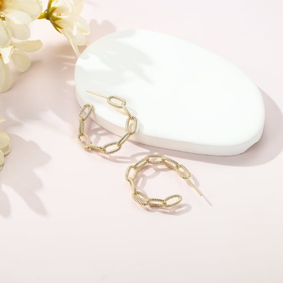 Huggie Hoop Earrings for Women, S925 Sterling Silver Post 14K Gold Plated Hoop Dangle Small Hoop Huggie Earrings Minimalist Hypoallergenic Jewelry Gifts for Women