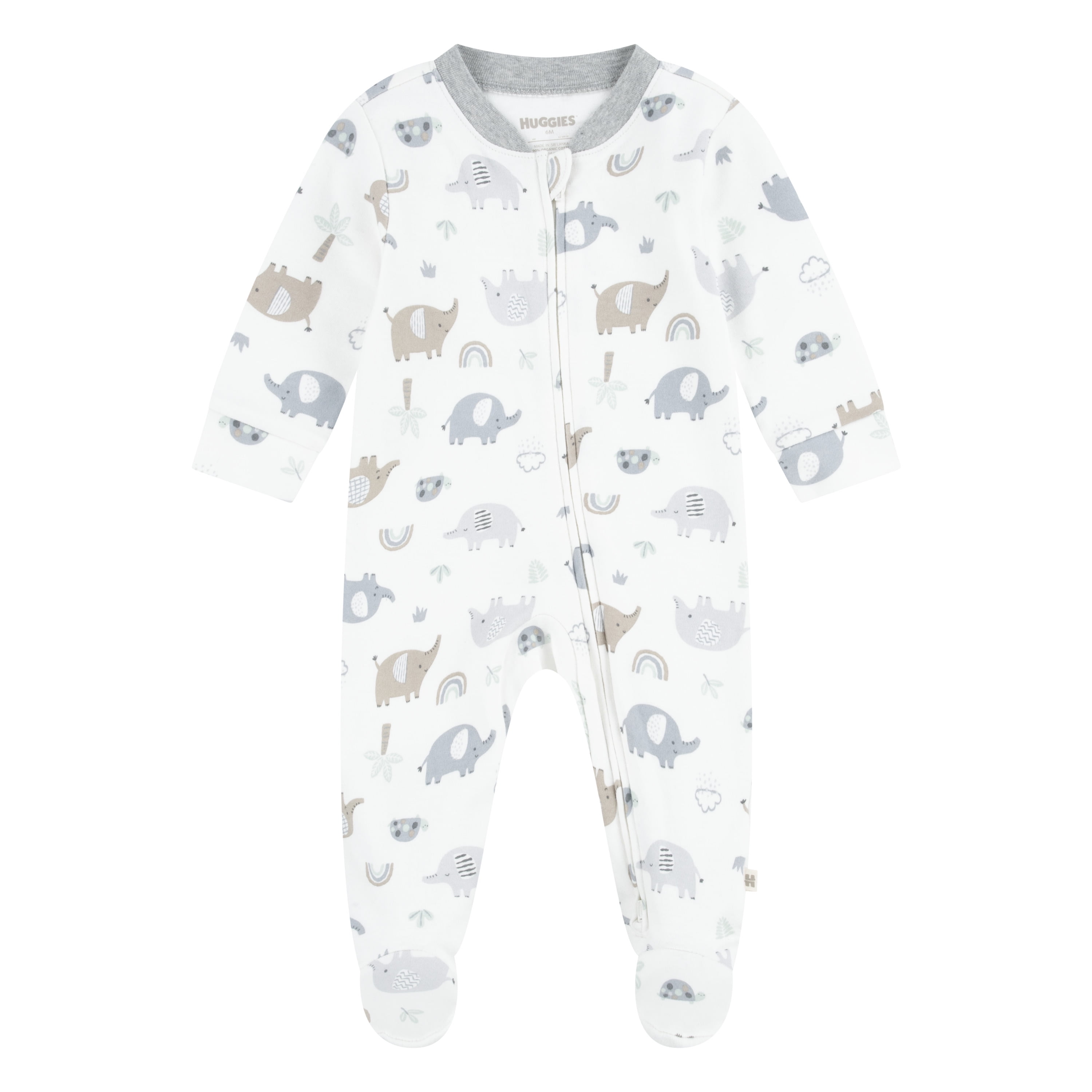 Huggies Baby Boy Alex The Elephant Printed Organic Cotton Sleep and Play, Sizes NB-9M - Walmart.com Huggies Baby Boy Alex The Elephant Printed Organic Cotton Sleep and Play, Sizes NB-9M - Walmart.com