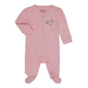 Huggies Baby Girl Butterfly Organic Cotton Sleep and Play, Sizes NB-9M