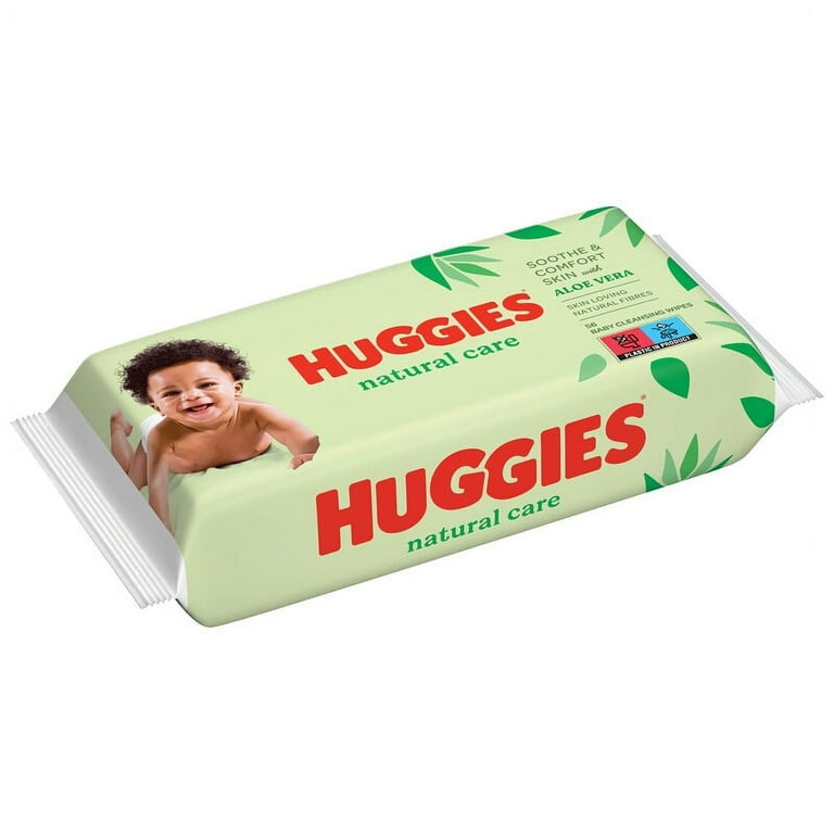 Diaper Wipes Unscented Huggies Natural Care 1152 Wipes Natural