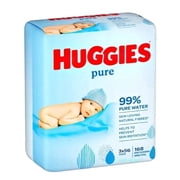 Huggies Baby Pure Water Comfort with Aloe Vera, 56 Count Pack of 3