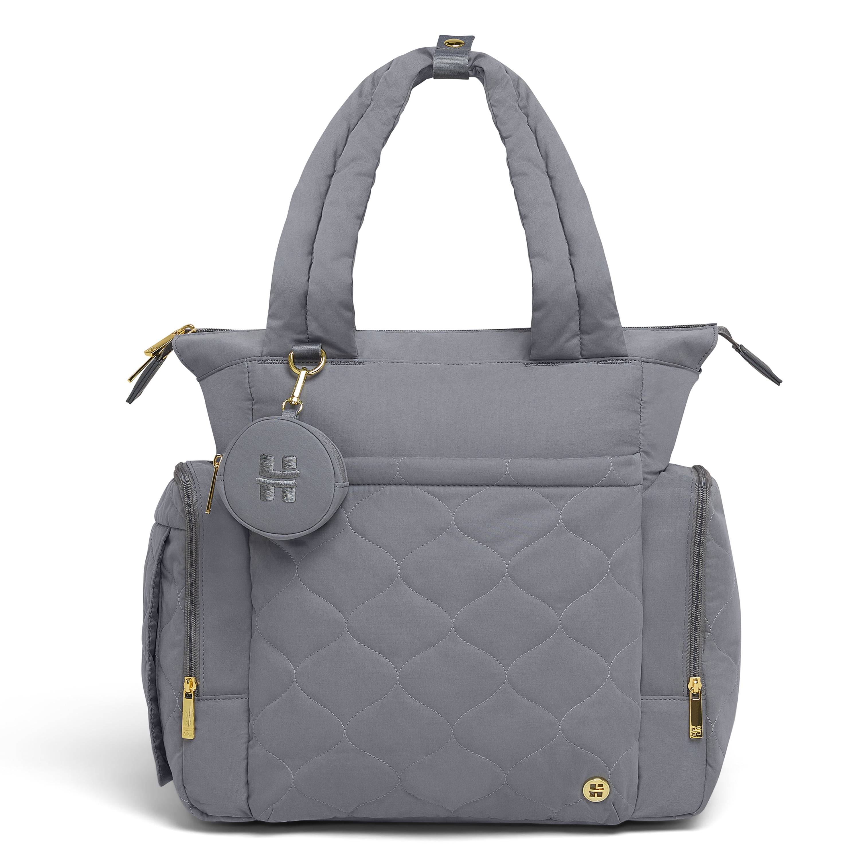 Huggies Cozy Hugg Pack Diaper Bag, Quiet Shade, Gray