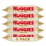 Huggies Elite Soft Baby Wipes, 56 Count, 5 Pack 280 Total Wipes
