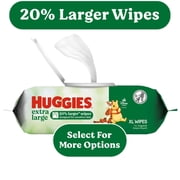 Huggies Extra Large Baby Wipes, Unscented, 1 Flip-Top Pack 42 Wipes Total Select for More