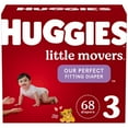 thumbnail image 1 of Huggies Little Movers Baby Diapers Size 3; 68 Count, 1 of 3