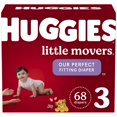 thumbnail image 1 of Huggies Little Movers Baby Diapers, Size 3, 68 Ct | CVS (Pack of 32), 1 of 8