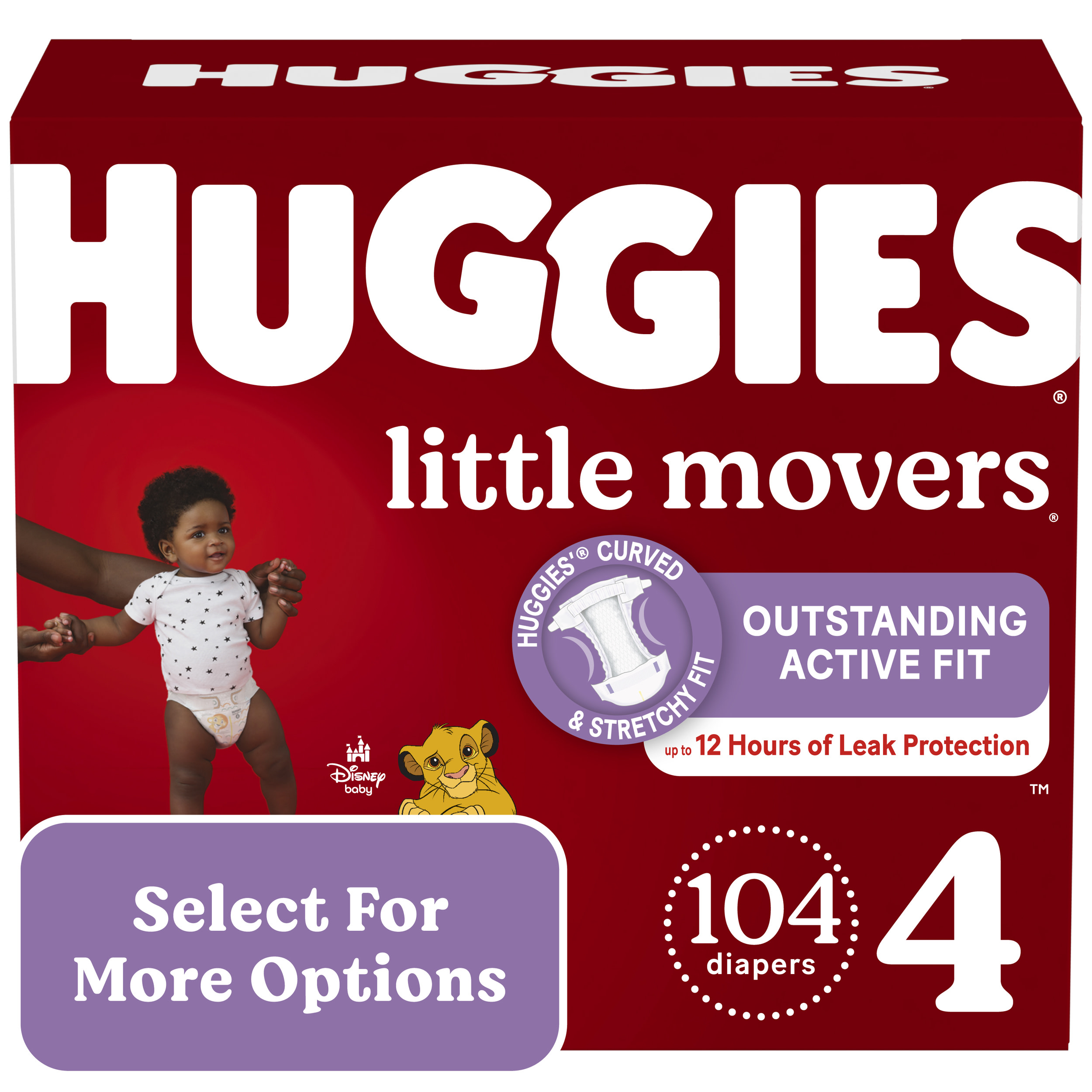 Huggies Little Movers Plus Diapers Size 5, 150 Count