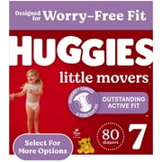 Huggies 105343900 Little Movers Baby Diapers Size 7 42 Ct