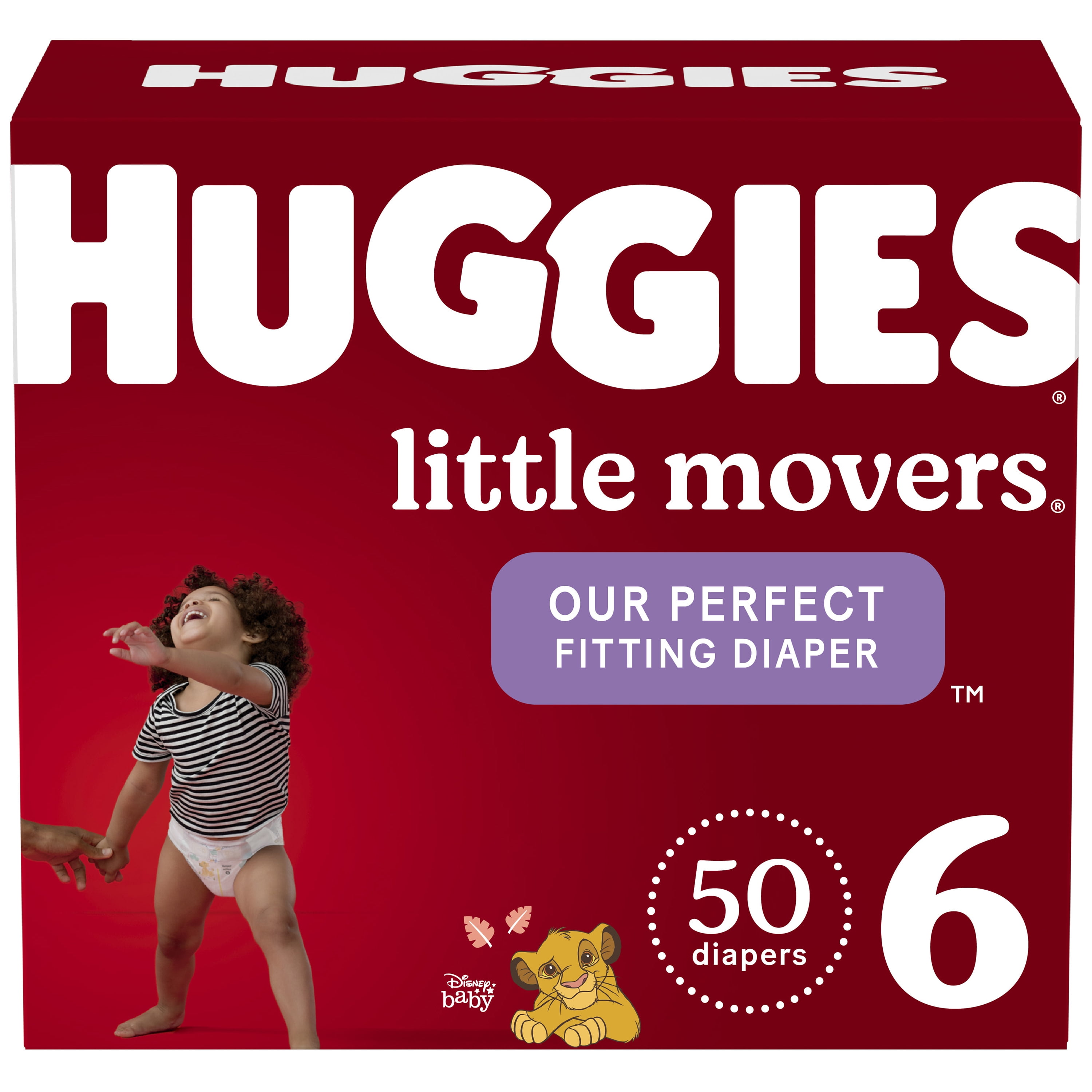 Huggies Little Movers Diapers Size 6 Size 6 50 Count