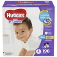 thumbnail image 1 of Huggies Little Movers Plus Diapers Size 3, 198-count, 1 of 2