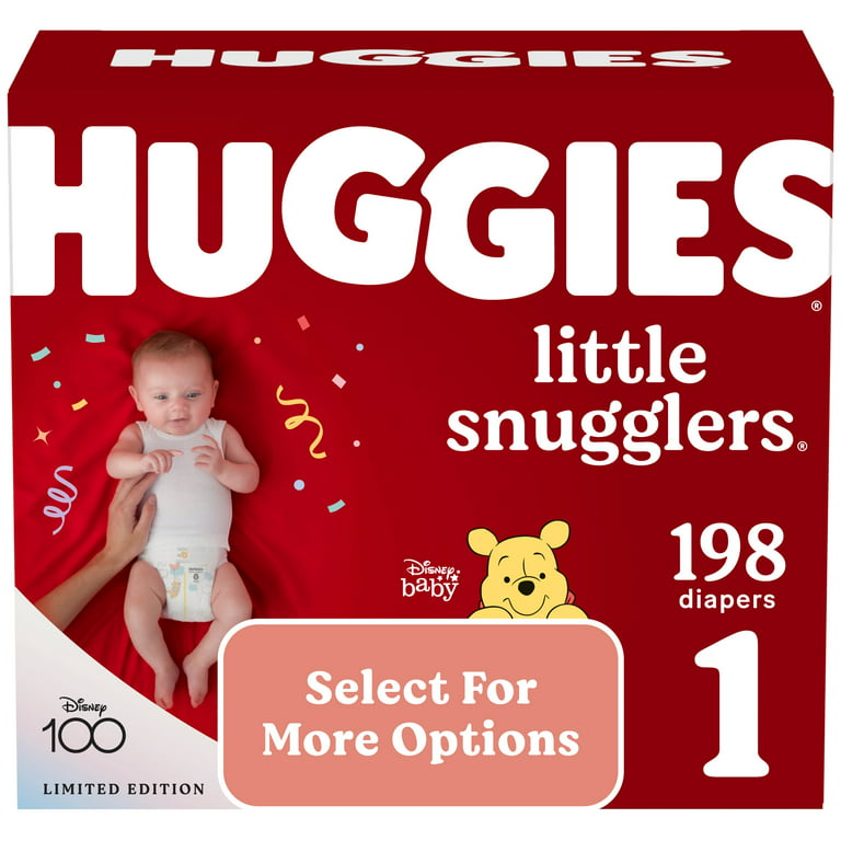 Huggies Little Snugglers Diapers Size 1 198 ct