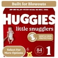 thumbnail image 1 of Huggies Little Snugglers Baby Diapers, Size 1 (8-14 lbs), 84 Ct (Select for More), 1 of 18