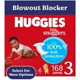 thumbnail image 1 of Huggies Little Snugglers Fragrance Free Baby Diapers, Size 3 (16-28 lbs), 168 Count (6 Packs of 28) (Select for More), 1 of 16