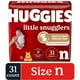 thumbnail image 1 of Huggies Little Snugglers Baby Diapers Size Newborn (up to 10 lbs) 31 count, 1 of 5