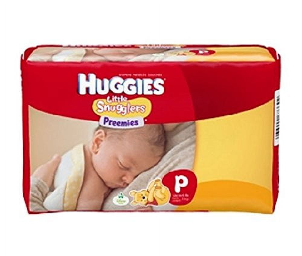 Huggies Little Snugglers Baby Diaper, Size Preemie, up to 6 lbs - 30 ct