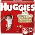 Huggies Little Snugglers Baby Diapers, Size Preemie, 30 Count