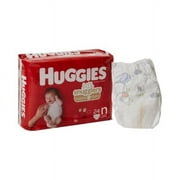 Huggies Little Snugglers Diapers, Heavy Absorbency, Newborn (Up to 10 Pounds), 24 Count