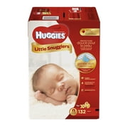 Huggies Little Snugglers Diapers N, Up to 10 lb, 132 count
