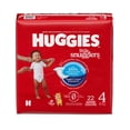 thumbnail image 1 of Huggies Little Snugglers Baby Diapers, Size 4 (22-37 lbs), 22 Count (Select for More), 1 of 14